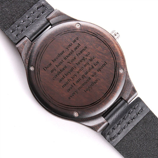 The Engraved Wooden Watch